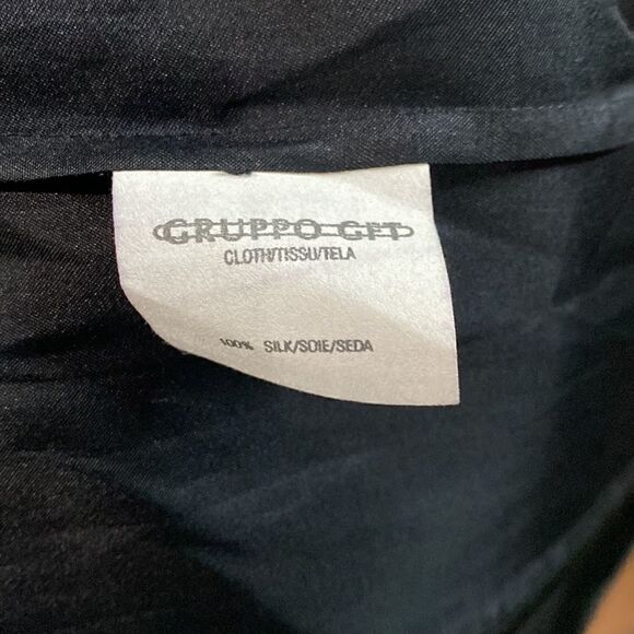 Vintage Emanuel Ungaro 100% Silk Lightweight Open Front Jacket - Picture 10 of 11